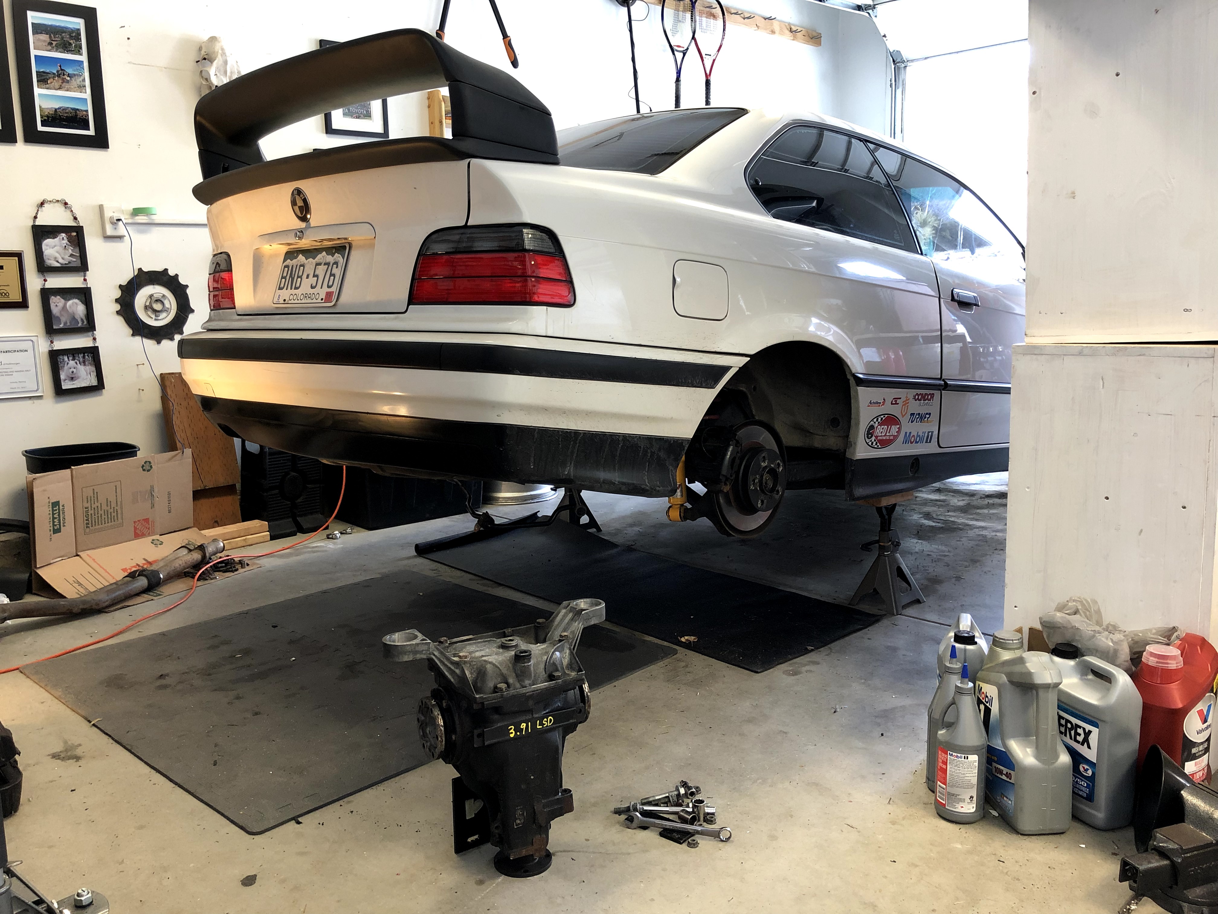 Further chassis stiffening, AKG Motorsport shifter and 3.91 gears